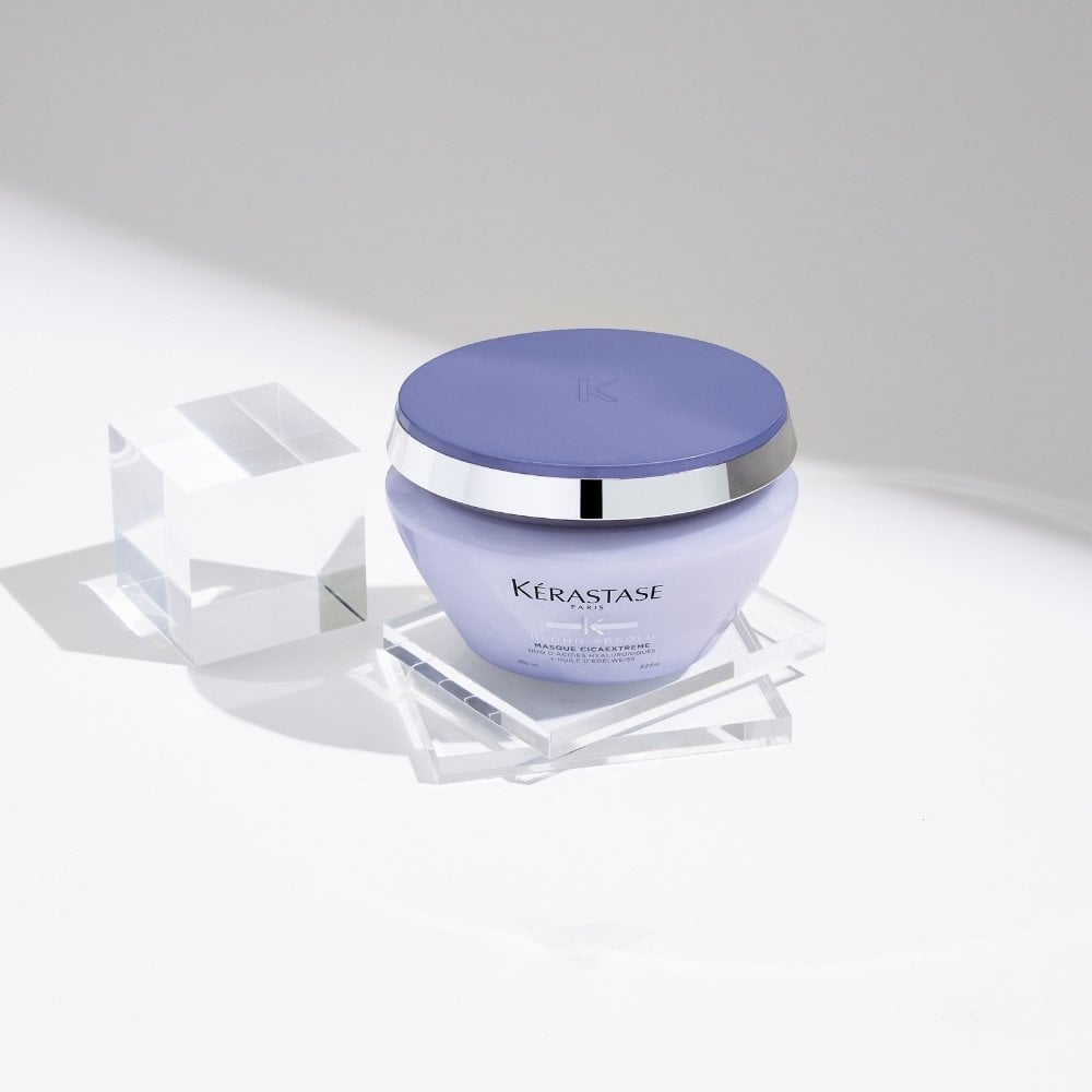 Mascarilla capilar cabello rubio